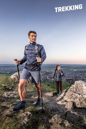 Image of Trekking Poles - Lightweight Collapsible Hiking Poles, Shock-Absorbent Walking Sticks With All Terrain Accessories And Carry Bag (Trekking Poles 1 Pack)