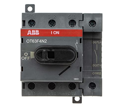 Abb-entrelec OT63F4N2 4-Pole 63A 63/45A/A Sectionable Switch