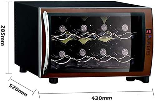Mini Refrigerador De Vinho De 8 Garrafas Geladeira Pequena Bancada Termoelétrica Adega Geladeira Arm