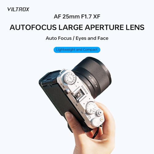VILTROX AF 25mm F1.7 f/1.7 Air Lens for Fuji X Mount, Mid-Telephoto APS-C Auto Focus Lens Compatible with Fuji X-Mount Mirrorless Cameras X-T5 X-T50 X-E5 X-T30 III X-M5 X-H2 X-H2S X-S20 - Image 4