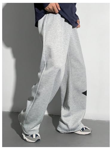 GORGLITTER Boy's Star Baggy Pants Graphic Elastic Waist Wide Leg Sweatpants2