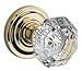 Baldwin BWR Full Dummy Crystal KNOB 003003 Traditional Round