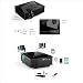 XHZNDZ LED Home Projector Mini Compatible Chromecast Fire Stick iPhone y Android...
