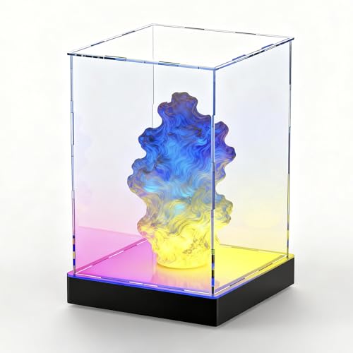 Vitrina acrílica iluminada con luces LED...