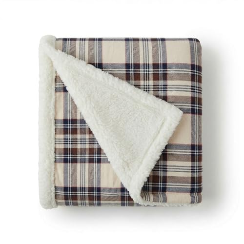 Eddie Bauer - Sherpa Throw Blanket for Couch 50x60 –...