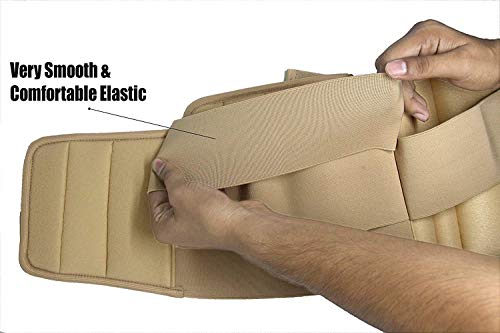 Image of Spinal Brace Lower Back Pain Osteoporosis Slip Disc Post Discectomy Care Fracture Injuries Lumbar Sacral LS Belt