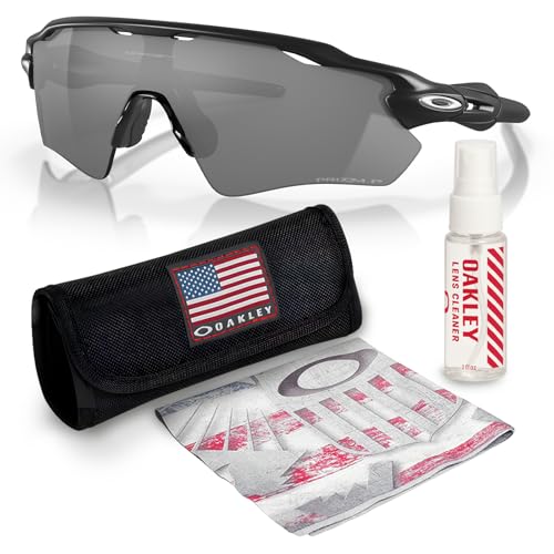Image of Oakley RADAR EV PATH OO9208 Shield Shape Sunglasses With Official Eyewear Kit