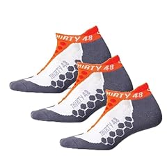 [3 Pairs] Orange/Gray