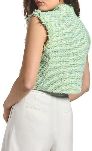Derek Lam 10 Crosby Women's Loa Tweed Sleeveless Jacket2