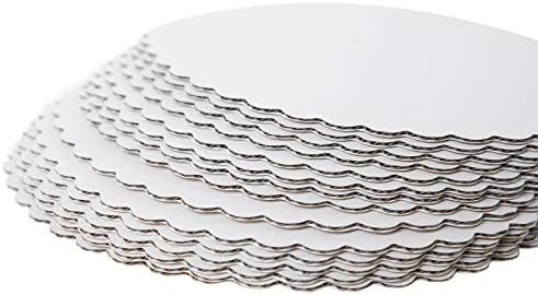 30-Pack Cake Board Rounds, Circle Cardboard Base Boards, 8, 10 and 12-Inch. Perfect for Cake Decorating, 10 of Each Size (Gold, 30)
