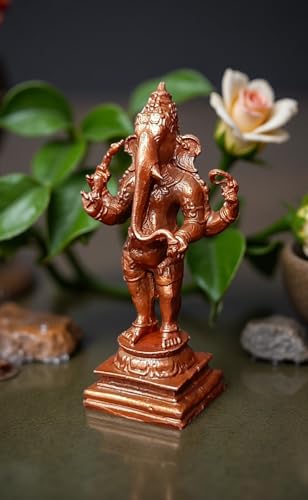 Image of Miniature Murti Copper Bhagwan Ji - 3.3 in - Pack of 1