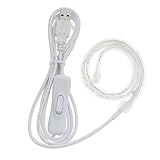 1 Stück SAX-Flöten-LED-Leck-Erkennungslampe mit USB-Stecker.