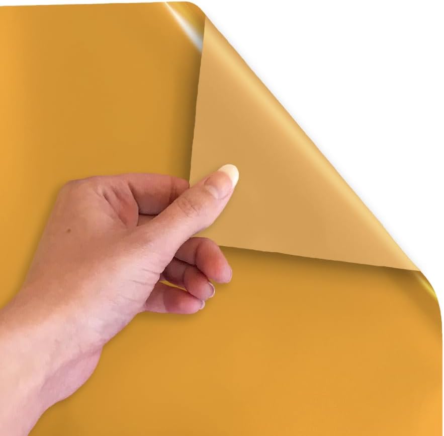 Siser EasyWeed Heat Transfer Vinyl 11.8" x 15ft Roll (Mustard) - Compatible with Siser, Cricut, Silhouette and Other Craft/Professional Cutters - CPSIA Certified