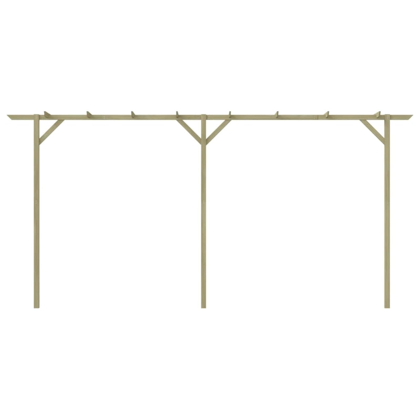 Homgoday Wystrój altany ogrodowej, altana, pergola, pergola zewnętrzna, drewniana pergola, pergole na zewnątrz, altana ogrodowa, zewnętrzna drewniana altana 400 x 40 x 205 cm drewniana