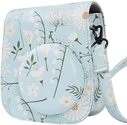 ZUIKAKU Protection and Carrying Case for Fujifilm Instax Mini 11/9/8/8+ Instant Film Cameras, with Accessory Pocket and Adjustable Shoulder Strap (Black)