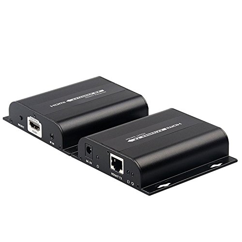 Sconosciuto LKV383 Hdbitt Extender IR over HDMI su RJ45 CAT5e/C fino a 120 m supporta 1 HDMI trasmettitore a molti ricevitori HDMI