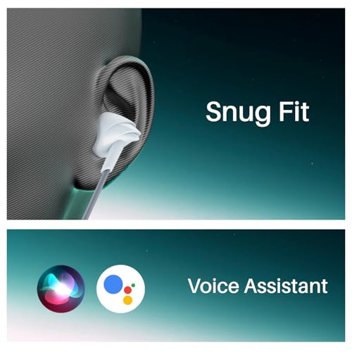 Image of Boat Bassheads 300C Wired Earphones,Type-C Jack, 10mm Drivers, Signature Sound, in-Line Microphone, Integrated Controls, Voice Assistant & 120cm Cable (Cool Grey)