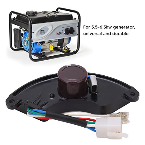 Regulador Automático de Tensão 5,5-6,5 KW Regulador AVR Curvo Monofásico 6 Fios Caixa Plástica Peças