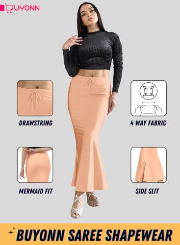 Image of Saree Shapewear Petticoat for Women | Stretchable Saree Shaper