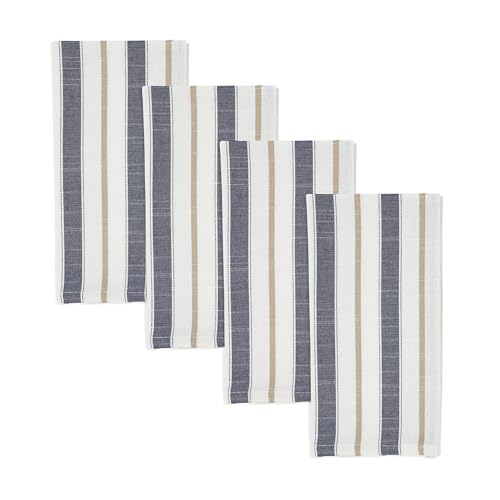 Servilletas modernas a rayas (pack de 4) miniatura 2