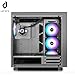 upHere RGB LED 120mm Case Fan,Quiet Edition High Airflow Adjustable Color LED Case Fan for PC Cases, CPU Coolers,Radiators System,5-Pack / C8123