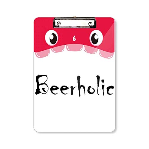 Porte-bloc Beerholic format A4 pour sublimer vos menus de bar