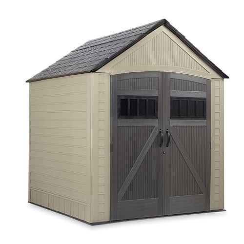Rubbermaid Resin Outdoor Storage Shed 7x7