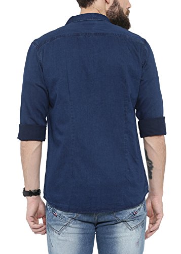 Image of SHOWOFF Men's Regular (Shirt Collar Navy Blue M)