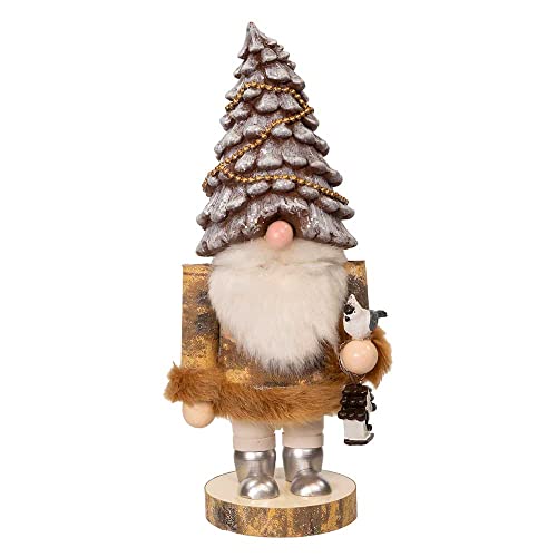 Kurt Adler 10-Inch Wooden Rustic Glamour Gnome Nutcracker by Kurt S. Adler - Used condition - US$23.25