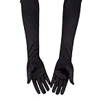 Savita long black elbow satin gloves 21 inch stretchy 1920s opera gloves evening party dance gloves for women 8 41p05ct9kdl. Sl500. Ss150