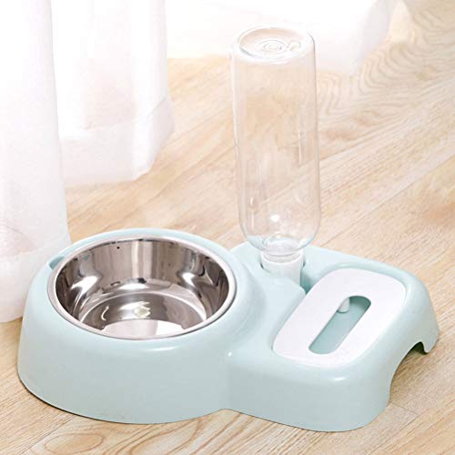 TEHAUX Comedouro para cães gato Comedouro de água Dispensador de água para animais de estimação Come