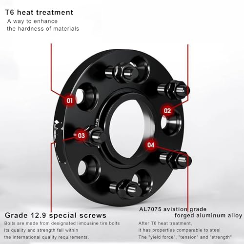 Adaptateur d'entretoise de roue voiture 6x139.7 pour optimiser la tenue de route