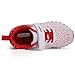 Kids Sneakers for Boys Girls Running Tennis Shoes Lightweight Breathable Sport Athletic White Red Size US 3 Big Kid
