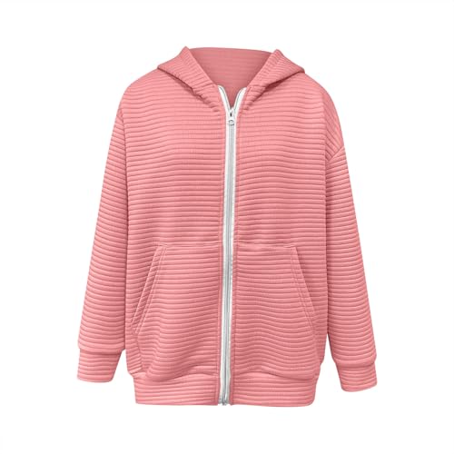 Girls Oversized Full Zip Hoodies Casual Cute Hooded Sweatshirts Long Sleeve Trendy Preppy Jackets with Pockets4