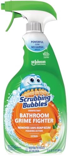 Scrubbing Bubbles¨ Foaming Disinfectant Bathroom Cleaner, Citrus Scent, 32 Oz. Spray Bottle image 3