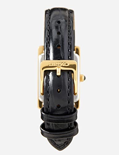 Seiko Damen-Uhr Quarz Edelstahl mit Lederband SWR054P1 – Bild 5