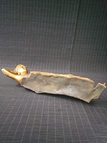 Statue de Bouddha antique cuivre objet de collection art asiatique maison