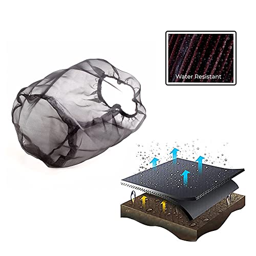 Universal Air Filter Protective Cover For High Flow Air Intake Filter Auto Air Filter Protect Cover Dust Cloth Short Dust-Proof & Oil-Proof 1 pc