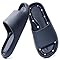 GETOEU Shower Shoes for Women and Men Massage Slide Sandals Soft Cushioned Anti-Slip Pool Slides Comfort Arch Support Quick Drying Shower Shoes with Drain Holes Bathroom Slides Slippers,Navy