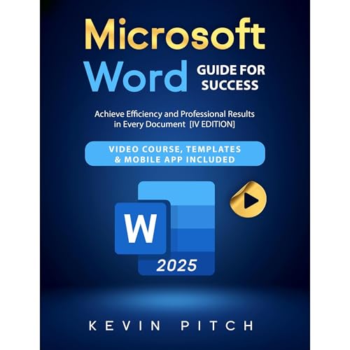 Microsoft Word Guide for Success Audiolibro Por Kevin Pitch arte de portada