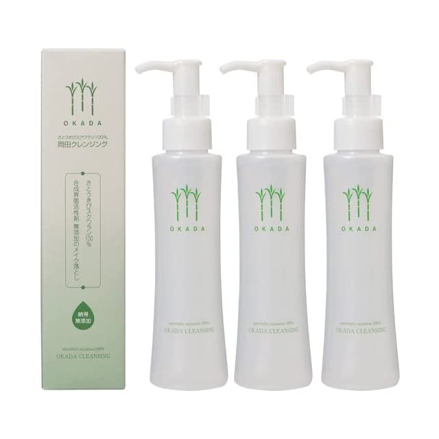 新品未開封 無添加工房OKADA 岡田クレンジング 120ml 2本セット Amazon | 無添加工房OKADA さとうきびスクワラン100％ 岡田