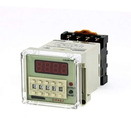 New Lon0167 AC 220V Featured DPDT 8P 0-999900 reliable efficacy 4-Digit Programmable Timer Delay Relay DH48J-A(id:f2e a1 0e 54b)