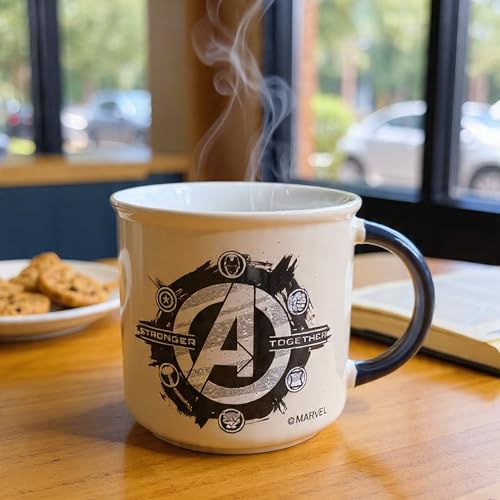 Image of Clay Craft - Official Compatible with Marvel Avengers Superhero Mug |Coffee /Milk Mug, 400 ml |Captain America, Iron Man & Hulk Design |Gift for Kids & Adults |Microwave & Dishwasher Safe