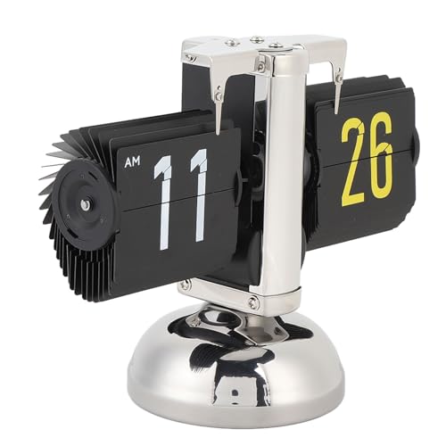 Reloj de números grandes auto flip retro ideal para decorar estudios y oficinas