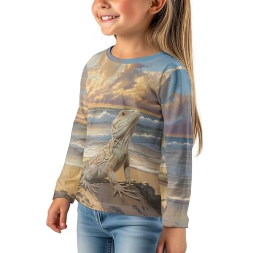 Image of Uourmeti Long Sleeve Tops for Boys Graphic T Shirts Teen Girls Active Pullover Tees
