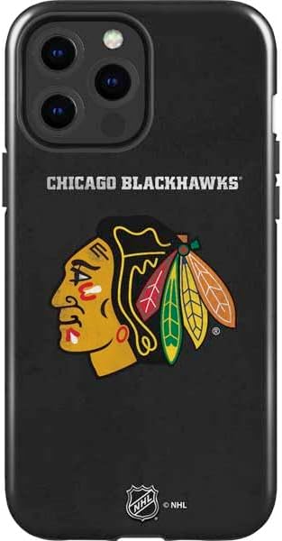 Skinit Impact Phone Case Compatible with iPhone 14 Pro Max - Officially Licensed NHL Chicago Blackhawks Jersey Design