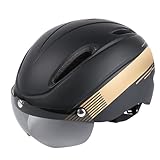 Verstellbarer Fahrradhelm, Fahrrad-Kopfbedeckungsschutz, mittelgroßes Fahrrad für Erwachsene, ABS-Schale, leichtes Design, Sportausrüstung mit Belüftung, Helm für Männer, Frauen, Jugendliche, Familien