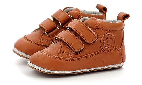 Robeez Robycratch Fille Chausson bébé cuir souple avec attache scratch