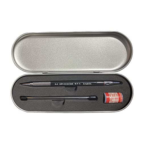new type propelling pencil silverpoint silver needle pen stylus automatic mechanical pencil for silverpoint sketch paper