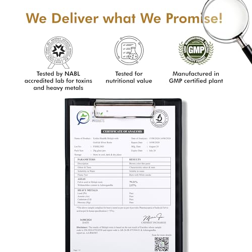 FYTIKA Shilajit/Shilajeet Gold And Silver Resin-20 G|100% Ayurvedic Himalayan Shilajit|Swarn Bhasam,Rajat Bhasam,Ashwagandha,Safed Musli,Gokshura|For Strength,Stamina And Energy,1 Count,20 Grams